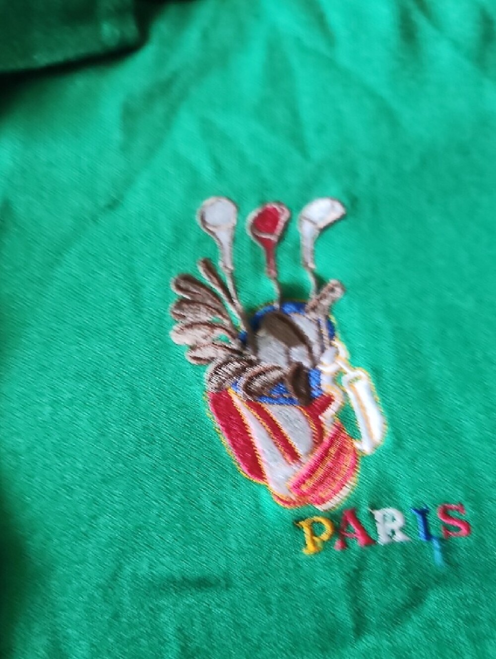Vintage Paris Polo Shirt with Multicolor Trim - Picture 3 of 9